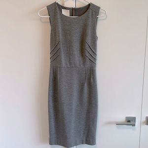 InWear sheath grey dress with pleated detailing